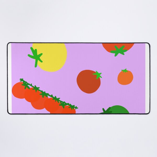 Item preview, Colorful Garden Tomatoes On Light Purple Lilac designed and sold by MBeesShop.