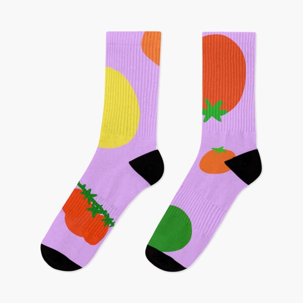 Item preview, Colorful Garden Tomatoes On Light Purple Lilac designed and sold by MBeesShop.