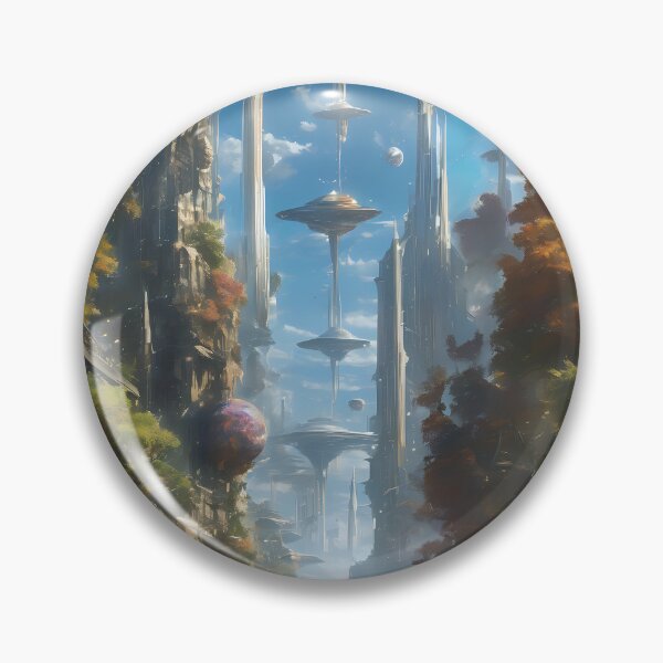 Item preview, Tomorrow's city beneath the autumn sky. designed and sold by MissYouONLY.