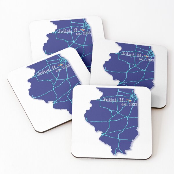 Artikelvorschau, Joliet, IL [Blau] entworfen und verkauft von PhilbonianDezin.