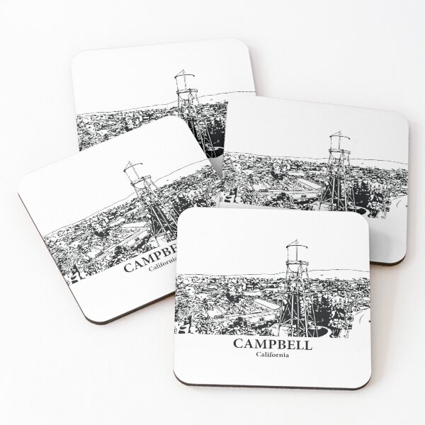 Item preview, Campbell - California designed and sold by Lakeric Cityscapes.