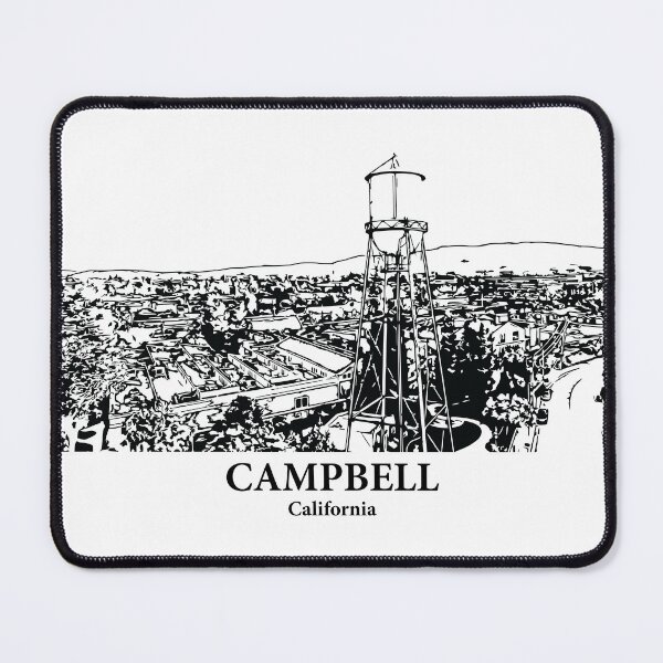 Item preview, Campbell - California designed and sold by Lakeric Cityscapes.