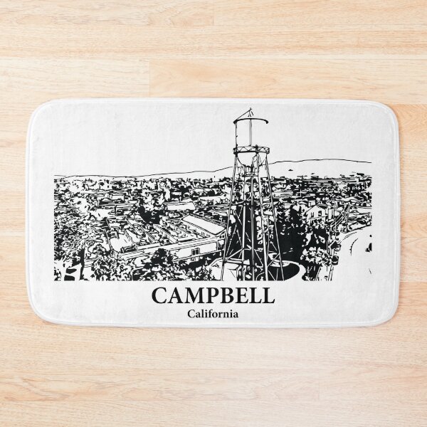 Item preview, Campbell - California designed and sold by Lakeric Cityscapes.