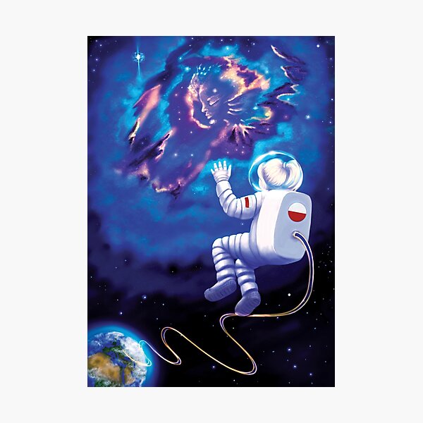 Astronautka Photographic Print