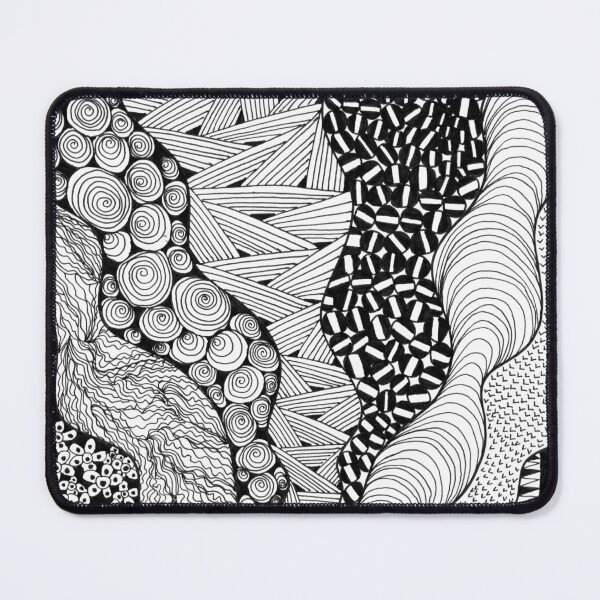 Item preview, Abstract black and white doodle.  designed and sold by Mabocoh.
