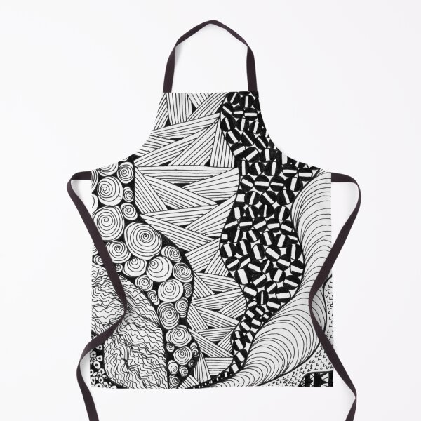 Item preview, Abstract black and white doodle. designed and sold by Mabocoh.