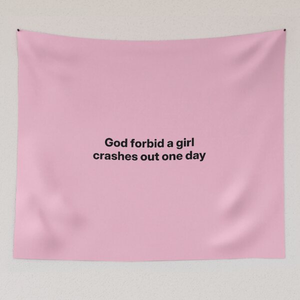 Item preview, Amaya Love Island "God forbid a girl crashes out one day" Quote  designed and sold by bubblytank.