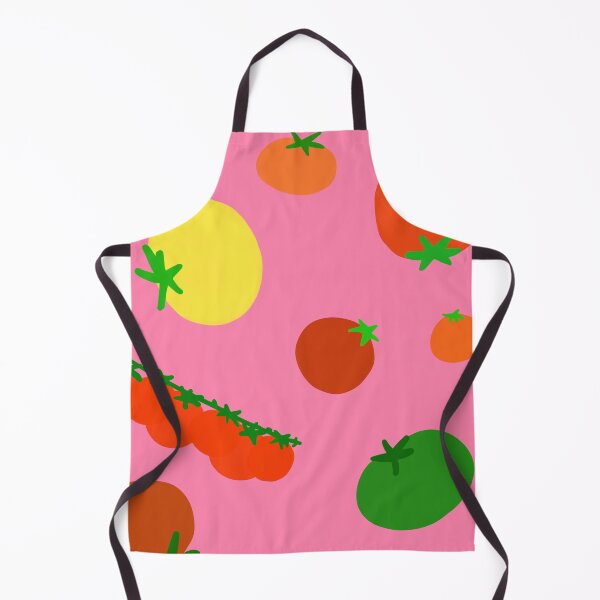 Item preview, Colorful Garden Tomatoes On Bubble Gum Pink designed and sold by MBeesShop.