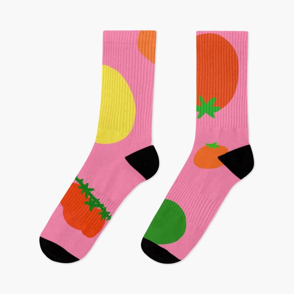 Item preview, Colorful Garden Tomatoes On Bubble Gum Pink designed and sold by MBeesShop.