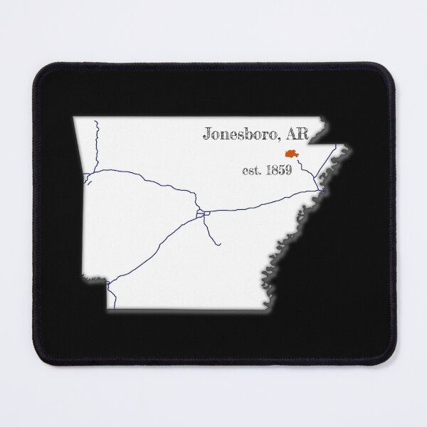 Item preview, Jonesboro, AR [White] designed and sold by PhilbonianDezin.
