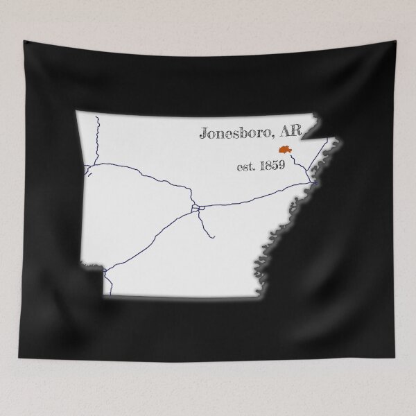 Item preview, Jonesboro, AR [White] designed and sold by PhilbonianDezin.