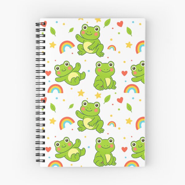 Item preview, Cute Frog Pattern designed and sold by FreeGlim.