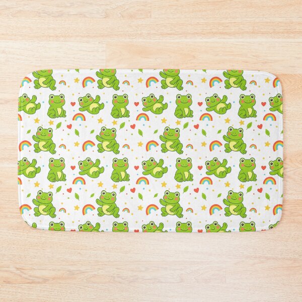Item preview, Cute Frog Pattern designed and sold by FreeGlim.