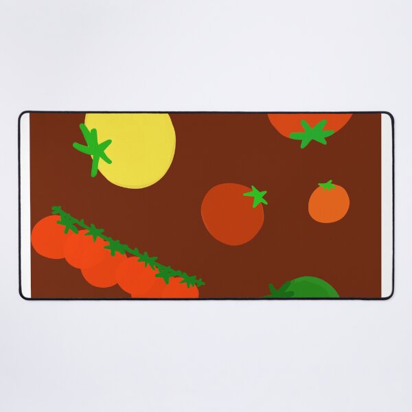 Item preview, Colorful Garden Tomatoes On Brown Brick Red Maroon designed and sold by MBeesShop.