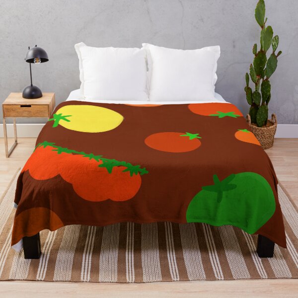 Item preview, Colorful Garden Tomatoes On Brown Brick Red Maroon designed and sold by MBeesShop.