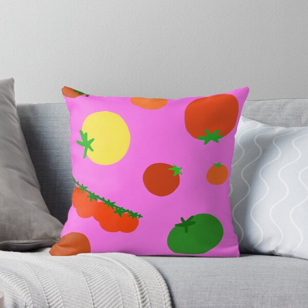 Item preview, Colorful Garden Tomatoes On Light Purple Pink Periwinkle designed and sold by MBeesShop.