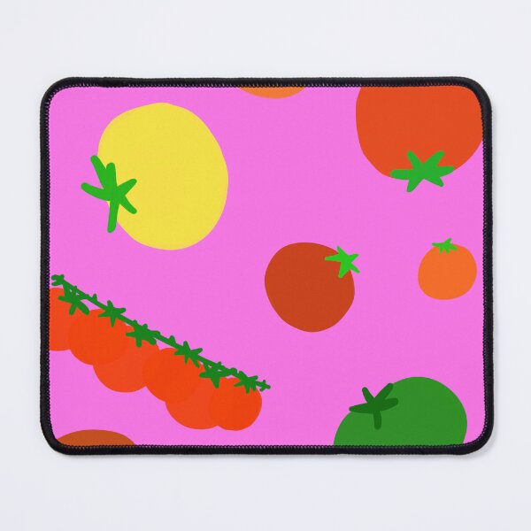 Item preview, Colorful Garden Tomatoes On Light Purple Pink Periwinkle designed and sold by MBeesShop.