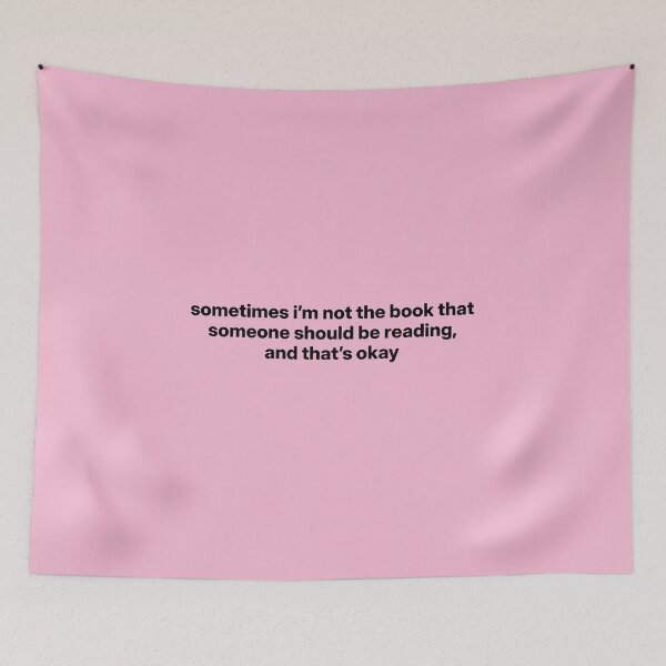 Item preview, Amaya Love Island "sometimes i'm not the book that someone should be reading, and that's okay" Quote  designed and sold by bubblytank.