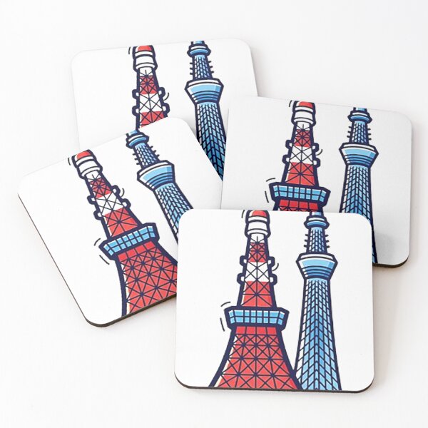 Item preview, Tokyo Tower & Tokyo Skytree designed and sold by likbatonboot.