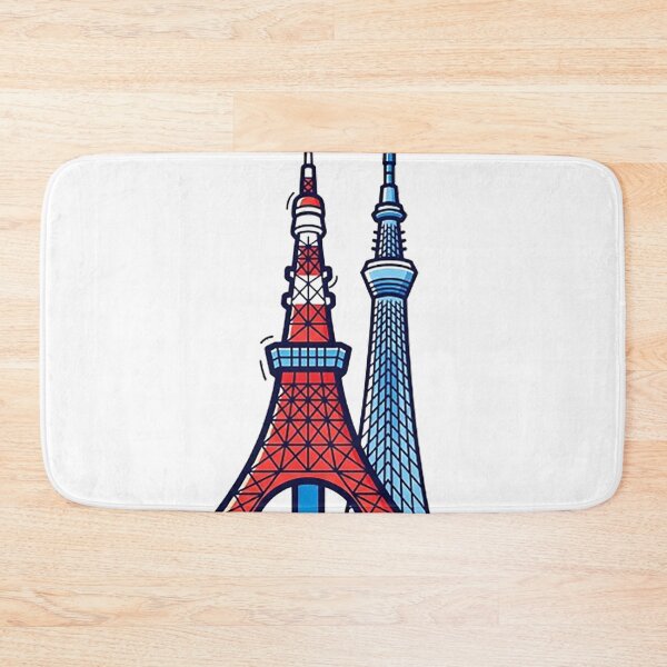 Item preview, Tokyo Tower & Tokyo Skytree designed and sold by likbatonboot.
