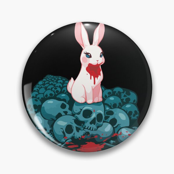 Item preview, Copy of Killer Rabid Rabbit with large evil teeth designed and sold by mirrorimages.