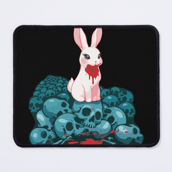 Item preview, Copy of Killer Rabid Rabbit with large evil teeth designed and sold by mirrorimages.
