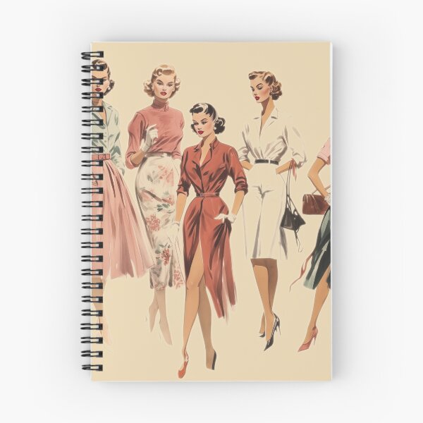 Item preview, Mid Century Ready to Wear Sketches designed and sold by Offset Vinyl Film.