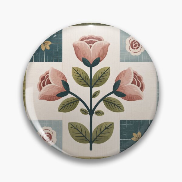 Item preview, Floral Seamless Pattern, Vintage Quilt Style Seamless Pattern designed and sold by ORA_ORA.