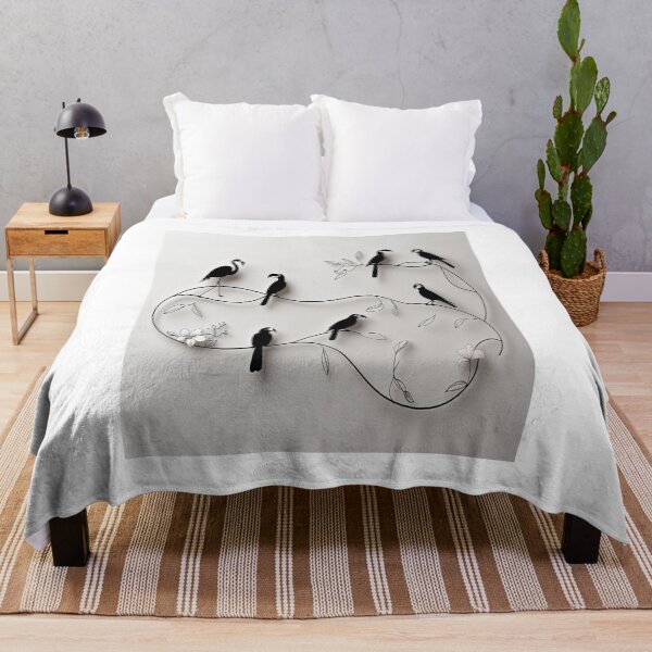 Item preview, Minimalist Exotic Birds Line Art Design designed and sold by Max Store.