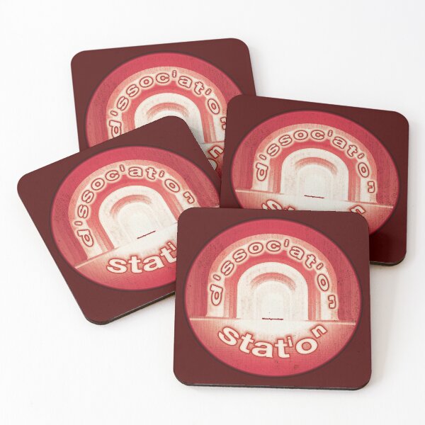 Item preview, Dissociation Station Sticker – A Liminal Space Marker designed and sold by Bouncing Around Soaps.