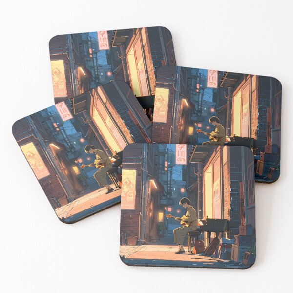 Item preview, Street Guitarist Alley Melody designed and sold by Ledsor.