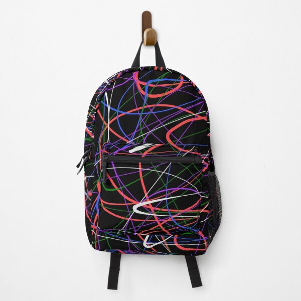 Item preview, Chaotic neon energy art print designed and sold by DFLC Prints.