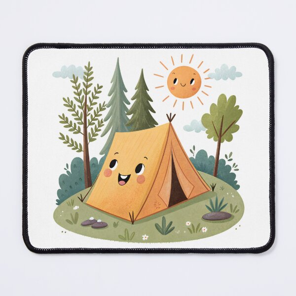Item preview, happy camp tent designed and sold by GogoGrove.