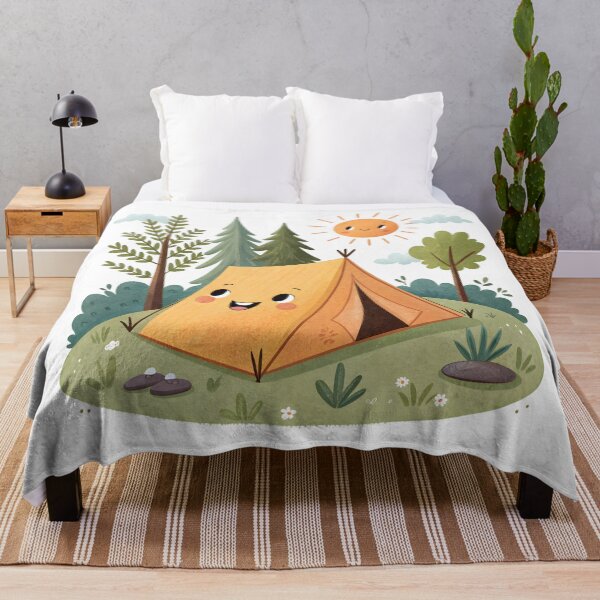 Item preview, happy camp tent designed and sold by GogoGrove.