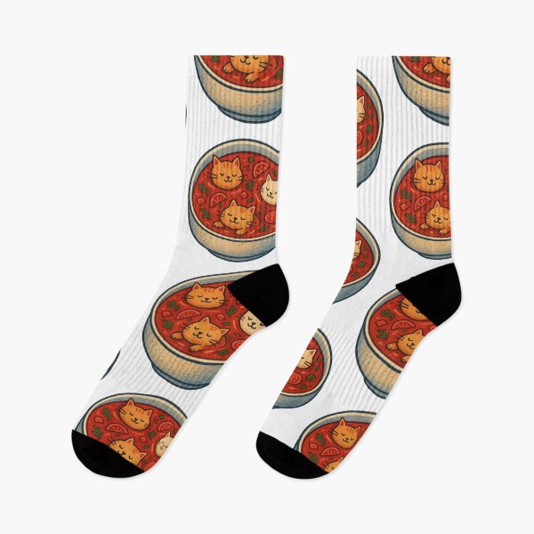 Item preview, Soup Cats in a Bowl of Borscht designed and sold by Lacritsa .