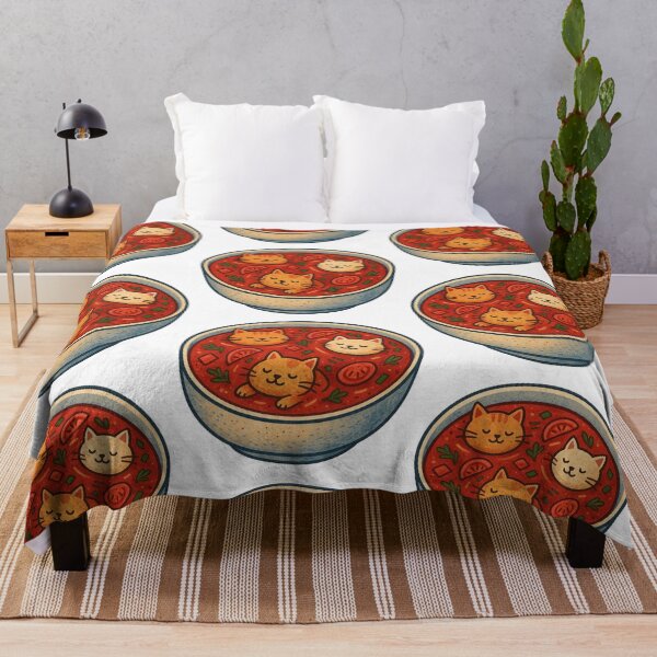 Item preview, Soup Cats in a Bowl of Borscht designed and sold by Lacritsa .