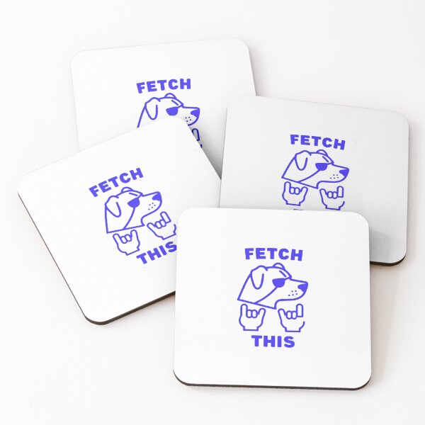 Item preview, FETCH THIS - Playful Rock and Roll Dog Design designed and sold by Colorful-Garden.