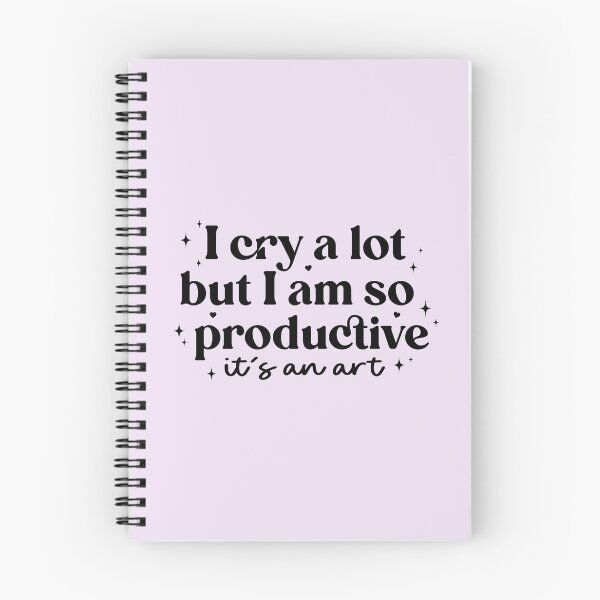 Item preview, I cry a lot but I am so productive  designed and sold by nukartDesigns.
