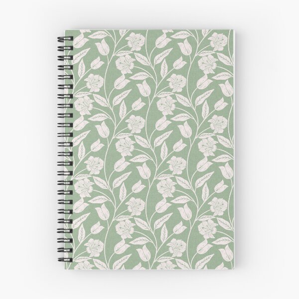 Item preview, Lily Whispers - Cottagecore Vine in Sage Green designed and sold by kalaauniverse_art_studio.