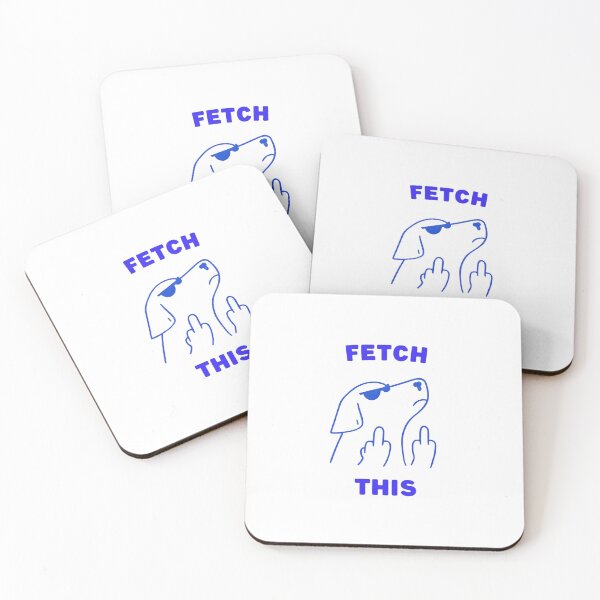 Item preview, FETCH THIS - Playful Rock and Roll Dog Design designed and sold by Colorful-Garden.