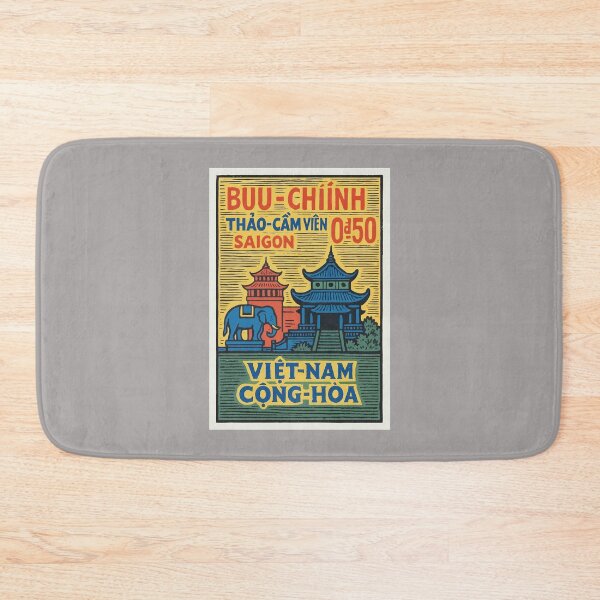 Item preview, Vietnam Zoo and Botanical Gardens Stamp Poster designed and sold by retrographics.
