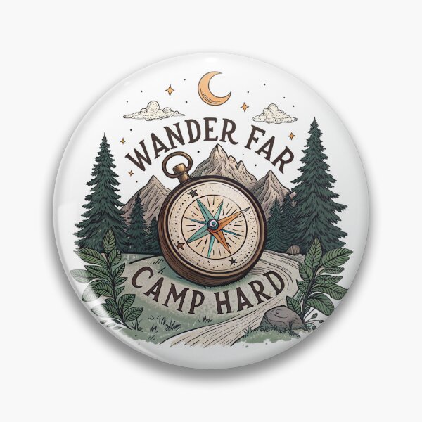 Item preview, wander far camp hard designed and sold by GogoGrove.