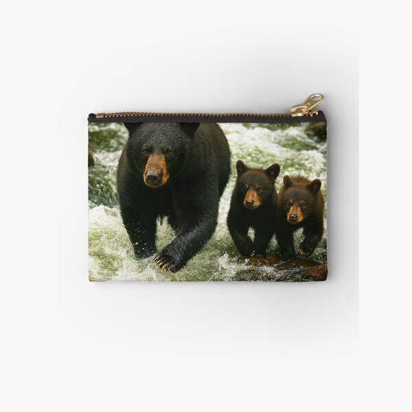 Item preview, River Crossing - Momma Bear and Cubs designed and sold by NaturePrints.