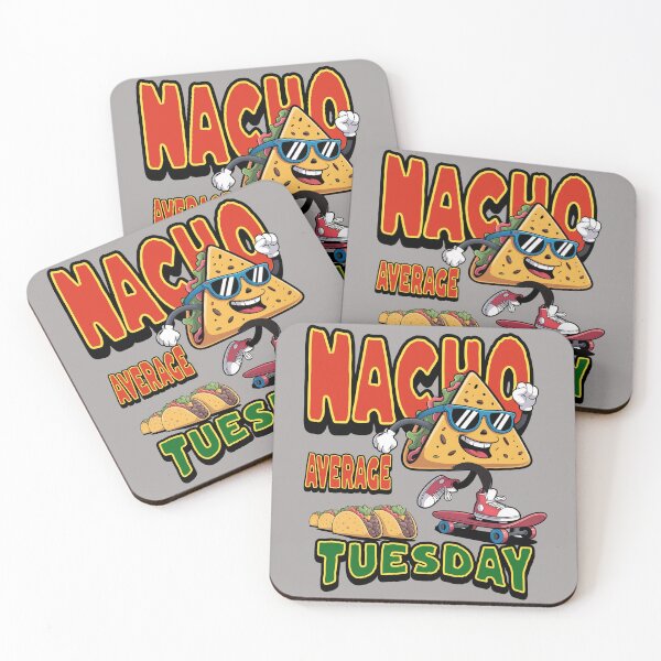 Item preview, Nacho Average Tuesday, Funny Skateboarding Nacho designed and sold by Bliss Find And Design.