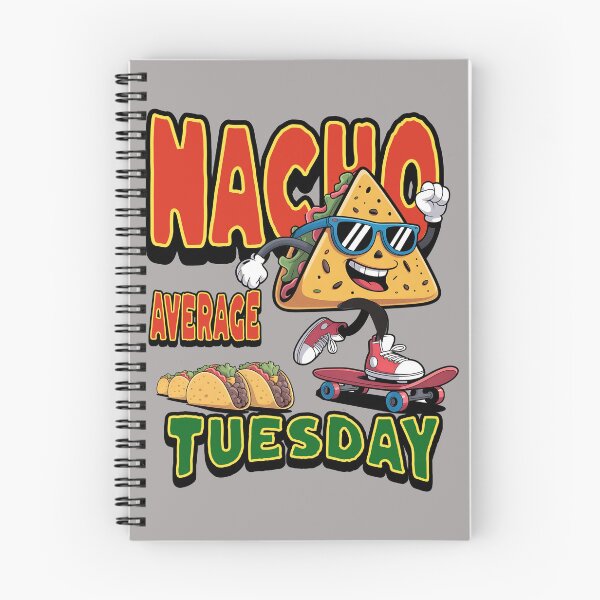 Item preview, Nacho Average Tuesday, Funny Skateboarding Nacho designed and sold by Bliss Find And Design.