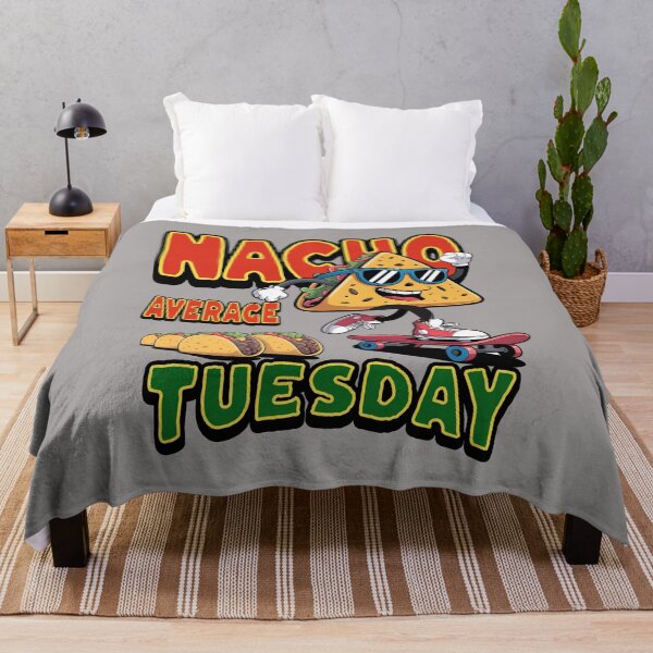 Item preview, Nacho Average Tuesday, Funny Skateboarding Nacho designed and sold by Bliss Find And Design.