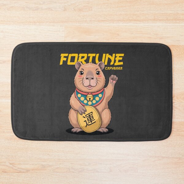 Item preview, Fortune and lucky Capybara: The Ultimate Good Luck Charm designed and sold by Dizartico.