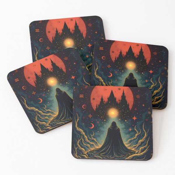 Item preview, Retro Vintage 70s - Dark Fantasy Art designed and sold by  VectorArtFactory.