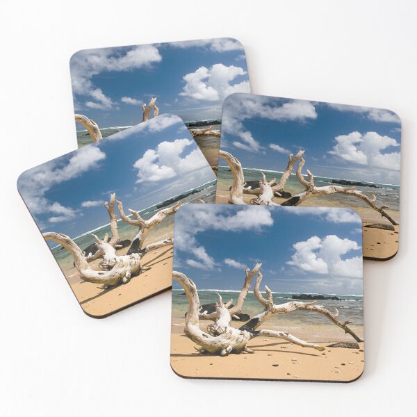 Item preview, Driftwood On Island Beach Art Photo designed and sold by DEC02.