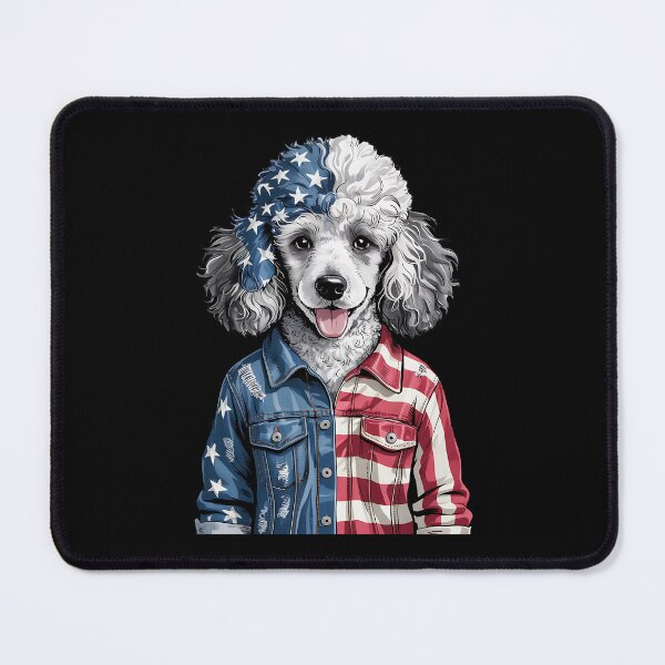 Item preview, Independence day dog pattern art designed and sold by BakeryDozen.